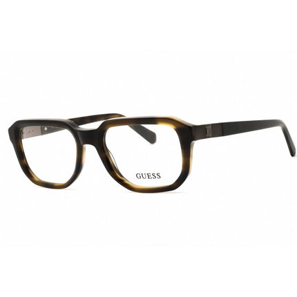 Guess Unisex Eyeglasses - Acetate Dark Green Full Rim Oval Shape Frame | GU50332 098 ,