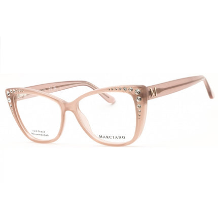 Guess by Marciano Unisex Eyeglasses - Beige Cat Eye Full Rim Frame | GM50000 059 ,
