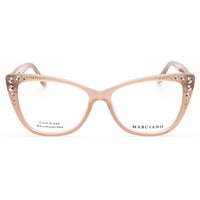 Guess by Marciano Unisex Eyeglasses - Beige Cat Eye Full Rim Frame | GM50000 059 ,