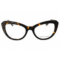 Guess by Marciano Unisex Eyeglasses - Dark Havana Full Rim Frame | GM50016 052 ,