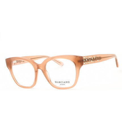 Guess by Marciano Unisex Eyeglasses - Beige Acetate Full Rim Frame | GM50017 059 ,