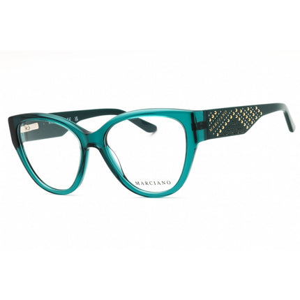 Guess by Marciano Unisex Eyeglasses - Dark Green Cat Eye Shape Frame | GM50018 098 ,