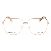 Guess by Marciano Unisex Eyeglasses - Shiny Rose Gold Full Rim Frame | GM50029 028 ,