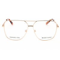 Guess by Marciano Unisex Eyeglasses - Pale Gold Aviator Full Rim Frame | GM50029 032 ,