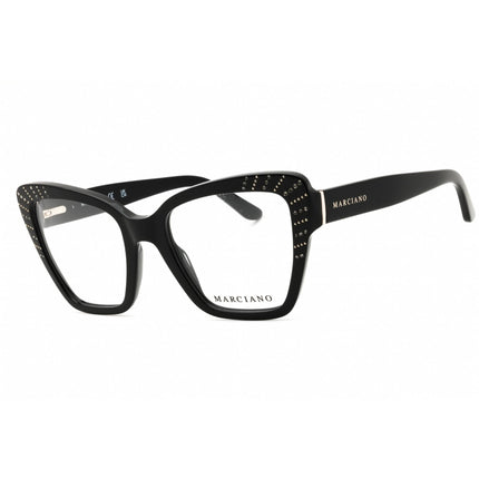 Guess by Marciano Unisex Eyeglasses - Shiny Black Full Rim Frame | GM50034 001 ,