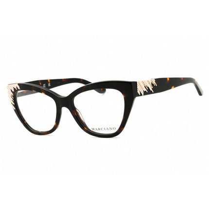 Guess by Marciano Unisex Eyeglasses - Dark Havana Full Rim Frame | GM50037 052 ,