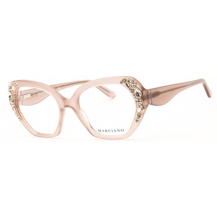 Guess by Marciano Unisex Eyeglasses - Shiny Beige Full Rim Frame | GM50039 057 ,
