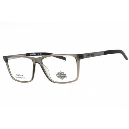 Harley Davidson Unisex Eyeglasses - Grey Rectangular Full Rim Frame | HD00013 020 ,