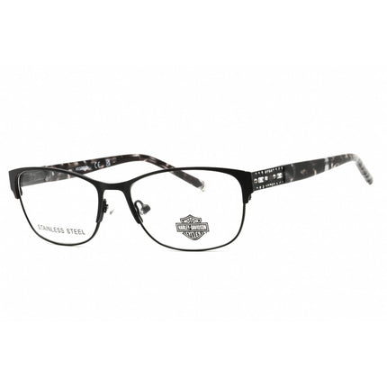 Harley Davidson Unisex Eyeglasses - Matte Black Full Rim Frame, 54mm | HD0540 002 ,
