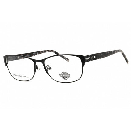 Harley Davidson Unisex Eyeglasses - Matte Black Full Rim Frame, 56mm | HD0540 002 ,
