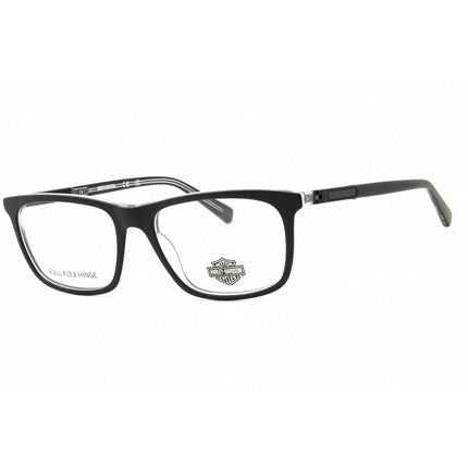 Harley Davidson Unisex Eyeglasses - Grey Rectangular Full Rim Frame | HD0975 020 ,