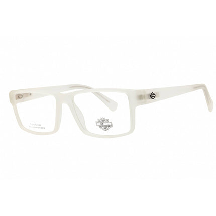 Harley Davidson Unisex Eyeglasses - Crystal White Full Rim Frame, 55mm | HD0982 026 ,