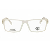 Harley Davidson Unisex Eyeglasses - Crystal White Full Rim Frame, 55mm | HD0982 026 ,