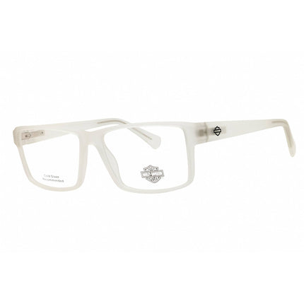 Harley Davidson Unisex Eyeglasses - Crystal White Full Rim Frame, 58mm | HD0982 026 ,