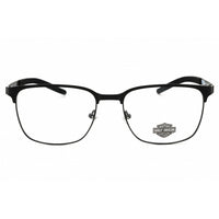 Harley Davidson Unisex Eyeglasses - Matte Black Metal Full Rim Frame | HD50018 002 ,