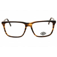 Harley Davidson Unisex Eyeglasses - Light Brown Acetate Full Rim Frame | HD50025 049 ,