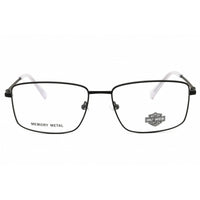 Harley Davidson Unisex Eyeglasses - Matte Black Metal Full Rim Frame | HD50027 002 ,