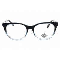 Harley Davidson Unisex Eyeglasses - Blue Acetate Round Full Rim Frame | HD50056 092 ,