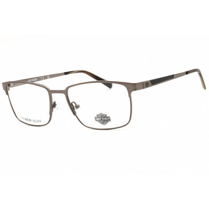 Harley Davidson Unisex Eyeglasses - Matte Gunmetal Grey Titanium Frame | HD50074 009 ,
