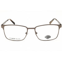 Harley Davidson Unisex Eyeglasses - Matte Gunmetal Grey Titanium Frame | HD50074 009 ,