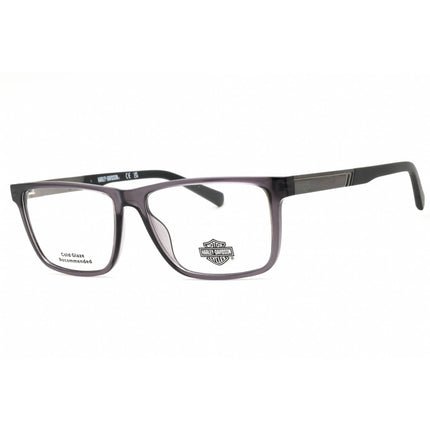Harley Davidson Unisex Eyeglasses - Grey Rectangular Full Rim Frame | HD50093 020 ,