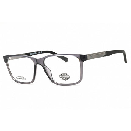 Harley Davidson Unisex Eyeglasses - Grey Rectangular Full Rim Frame | HD50094 020 ,