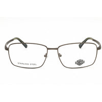 Harley Davidson Unisex Eyeglasses - Matte Gunmetal Full Rim Frame | HD50100 009 ,