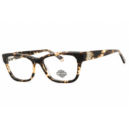 Harley Davidson Unisex Eyeglasses - Blonde Havana Full Rim Frame | HD50105 053 ,
