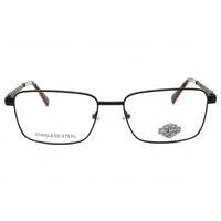 Harley Davidson Unisex Eyeglasses - Shiny Black Metal Full Rim Frame | HD50112 001 ,