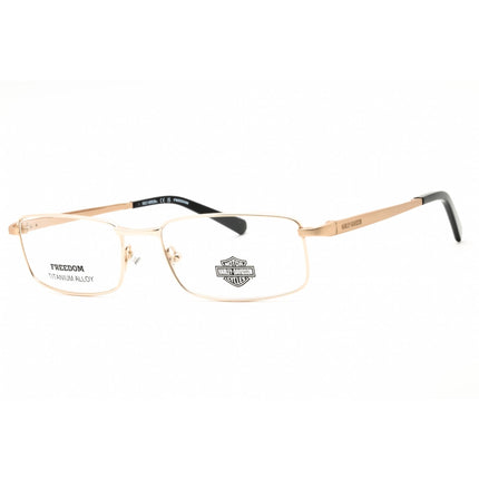 Harley Davidson Unisex Eyeglasses - Pale Gold Titanium Full Rim Frame | HD9027 032 ,