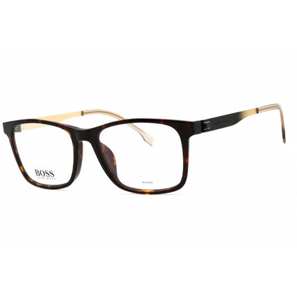 Hugo Boss Unisex Eyeglasses - Havana Plastic Full Rim Frame | BOSS 1343/F 0086 00 ,