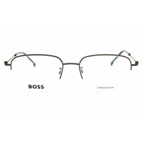 Hugo Boss Unisex Eyeglasses - Matte Dark Ruthenium Oval Frame | BOSS 1544/F 0R80 00 ,