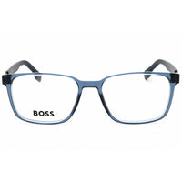 Hugo Boss Unisex Eyeglasses - Blue Rectangular Full Rim Frame | BOSS 1578 0PJP 00 ,