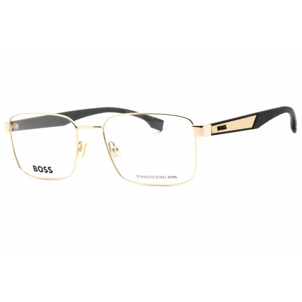 Hugo Boss Unisex Eyeglasses - Gold Rectangular Full Rim Frame | BOSS 1769 0J5G 00 ,