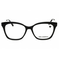 KARL LAGERFELD Unisex Eyeglasses - Black Acetate Cat Eye Shape Frame | KL6108N 001 ,