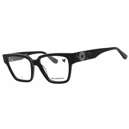 KARL LAGERFELD Unisex Eyeglasses - Black Rectangular Full Rim Frame | KL6112R 001 ,