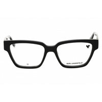 KARL LAGERFELD Unisex Eyeglasses - Black Rectangular Full Rim Frame | KL6112R 001 ,