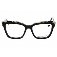 KARL LAGERFELD Unisex Eyeglasses - Black/Marble Cat Eye Full Rim Frame | KL6130N 013 ,