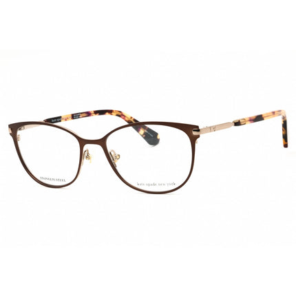 Kate Spade Unisex Eyeglasses - Brown Havana Metal Oval Shape Frame | Jabria 0WR9 00 ,