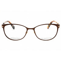 Kate Spade Unisex Eyeglasses - Brown Havana Metal Oval Shape Frame | Jabria 0WR9 00 ,