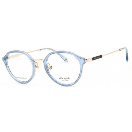 Kate Spade Unisex Eyeglasses - Blue Glitter Round Full Rim Frame | TULIP/FJ 0JOO 00 ,