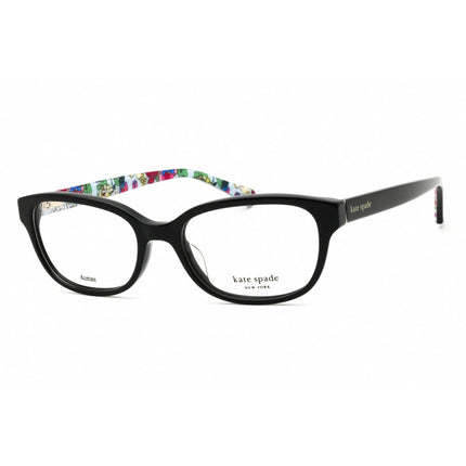 Kate Spade Unisex Eyeglasses - Black Plastic Oval Full Rim Frame | VIOLETTE 07RM 00 ,