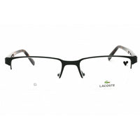 Lacoste Unisex Eyeglasses - Semimatte Brown Rectangular Half Rim Frame | L2279 201 ,