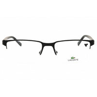 Lacoste Unisex Eyeglasses - Matte Black Rectangular Half Rim Frame | L2279 N 002 ,