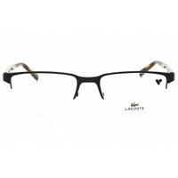 Lacoste Unisex Eyeglasses - Semimatte Brown Rectangular Half Rim Frame | L2279 N 201 ,