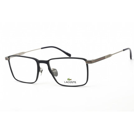 Lacoste Unisex Eyeglasses - Semimatte Blue Rectangular Full Rim Frame | L2285E 400 ,