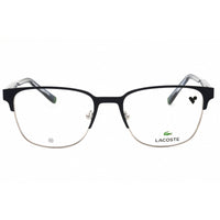 Lacoste Unisex Eyeglasses - Matte Blue Metal Rectangular Half Rim Frame | L2304 424 ,