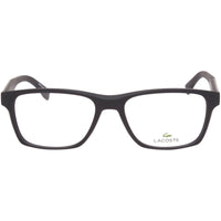 Lacoste Unisex Eyeglasses - Matte Black Rectangular Shape Full Rim Frame | L2862 001 ,