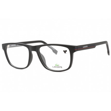 Lacoste Unisex Eyeglasses - Matte Black Rectangular Shape Full Rim Frame | L2887 002 ,