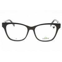 Lacoste Unisex Eyeglasses - Black Plastic Rectangular Full Rim Frame | L2920 001 ,